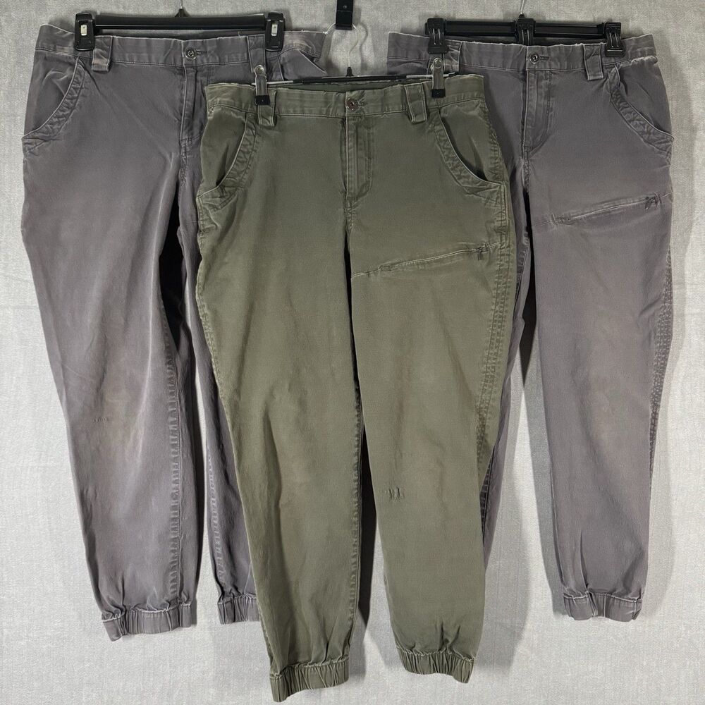 Duluth Trading Womens Size 10 Rootstock Gardening Mid Rise Jogger Pant LOT OF 3